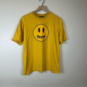 DREW HOUSE Smile Mascot Golden Yellow T-shirt
